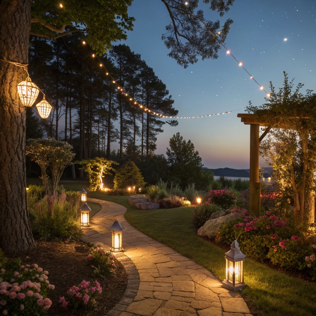 Elegant pathway lighting design